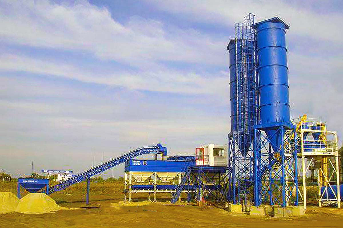 sabit 60 m3 beton santrali